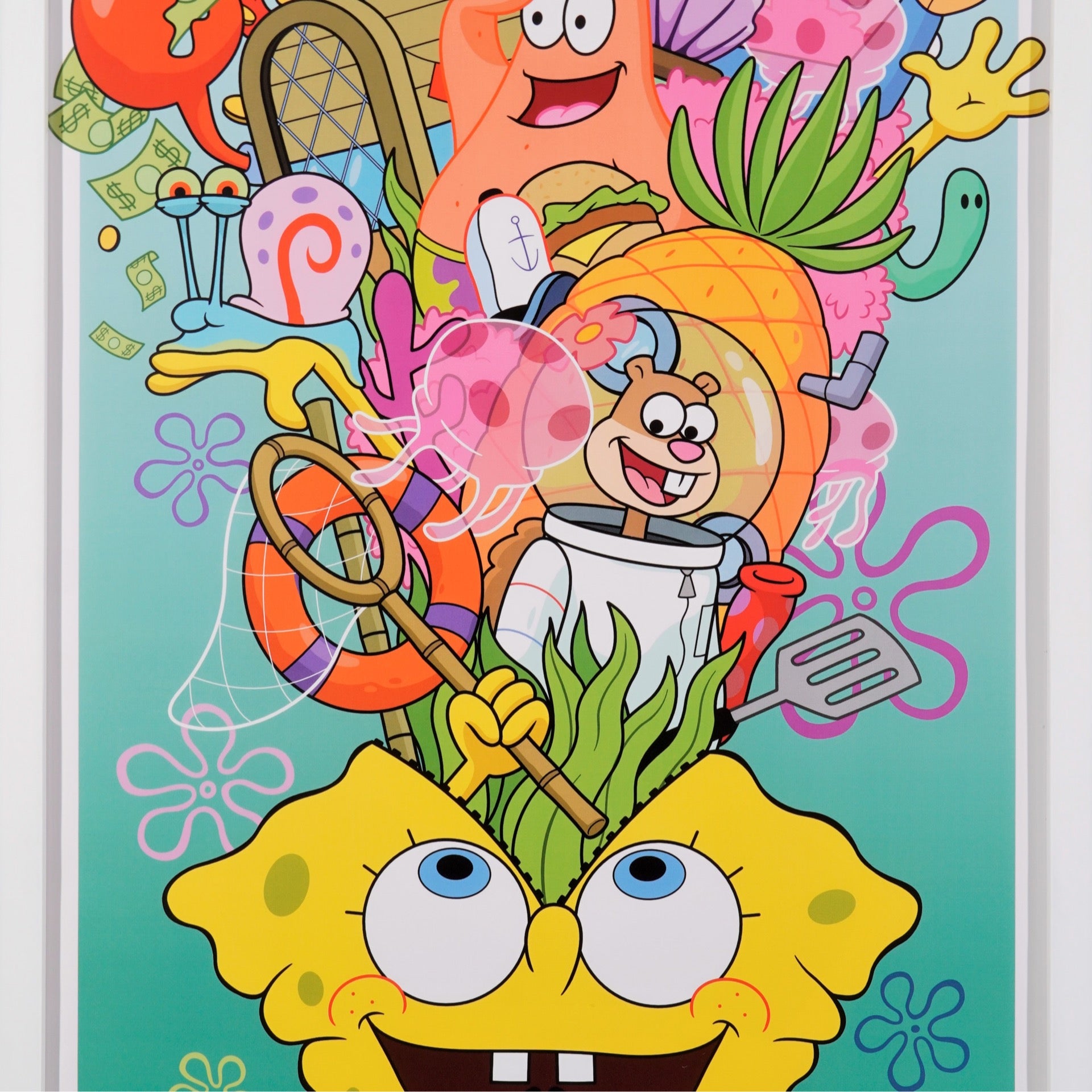 Squidward And Sponge Bob - Diamond Paintings 